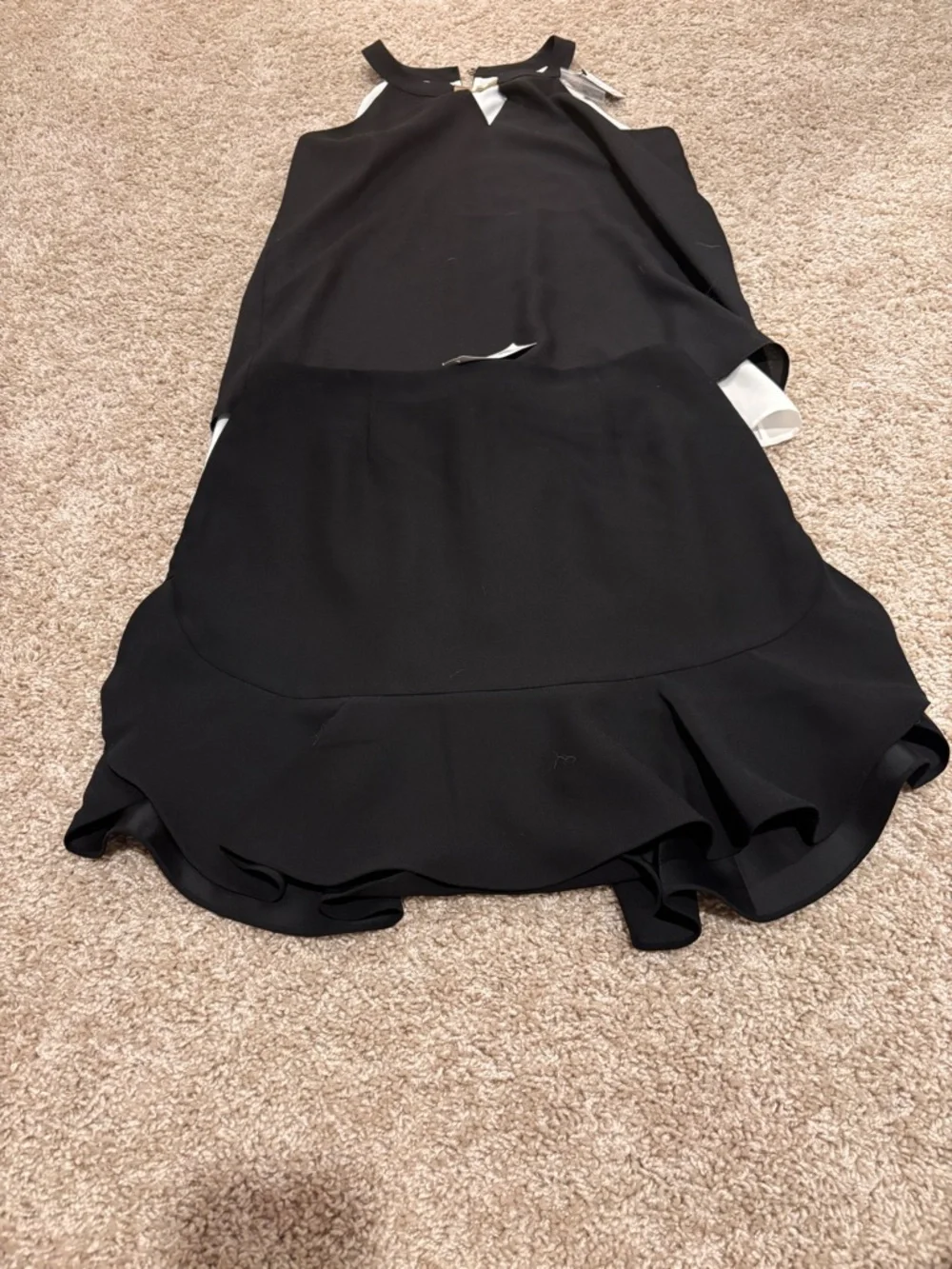 NWT Banana Republic and The Limited Black & White Top and Skirt Set Sz S and 4